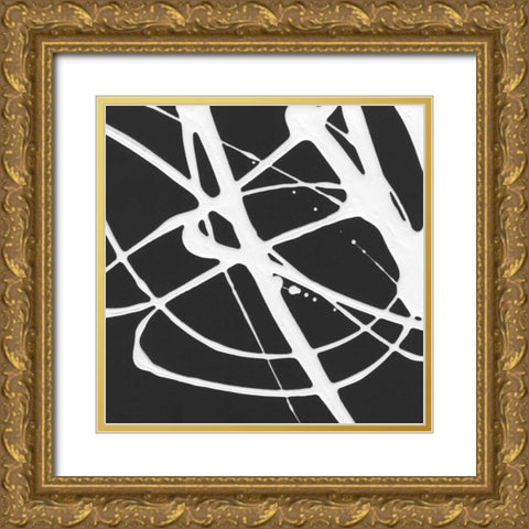 Tumbling Down I Gold Ornate Wood Framed Art Print with Double Matting by Hershey, Moira