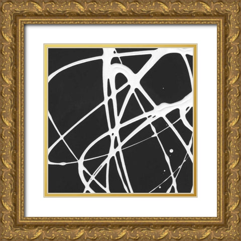 Tumbling Down II Gold Ornate Wood Framed Art Print with Double Matting by Hershey, Moira