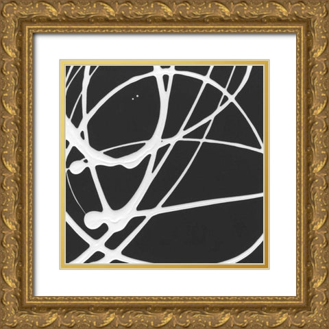 Tumbling Down III Gold Ornate Wood Framed Art Print with Double Matting by Hershey, Moira