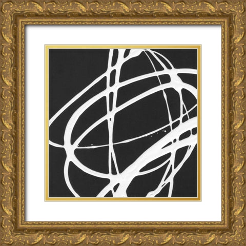 Tumbling Down IV Gold Ornate Wood Framed Art Print with Double Matting by Hershey, Moira