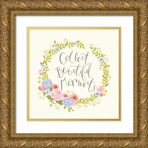 Cottage Nostalgia III Gold Ornate Wood Framed Art Print with Double Matting by Jackson, Jenaya