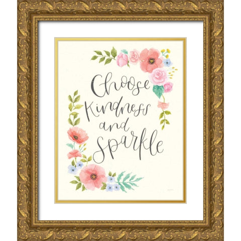 Cottage Nostalgia V Gold Ornate Wood Framed Art Print with Double Matting by Jackson, Jenaya