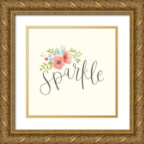 Cottage Nostalgia VI Gold Ornate Wood Framed Art Print with Double Matting by Jackson, Jenaya