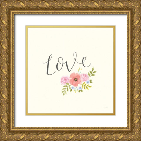 Cottage Nostalgia VII Gold Ornate Wood Framed Art Print with Double Matting by Jackson, Jenaya