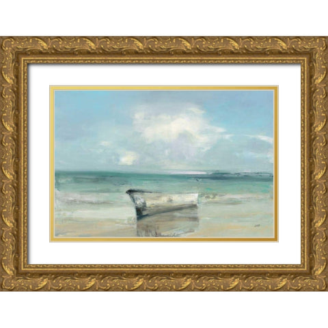 Ashore Gold Ornate Wood Framed Art Print with Double Matting by Purinton, Julia