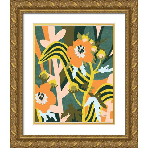 Childhood Gold Ornate Wood Framed Art Print with Double Matting by Gallagher, Megan