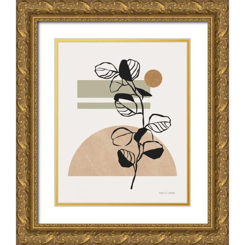 Scandi Farmhouse II Gold Ornate Wood Framed Art Print with Double Matting by Gallagher, Megan