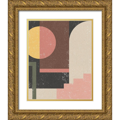 Good Life I Gold Ornate Wood Framed Art Print with Double Matting by Hershey, Moira
