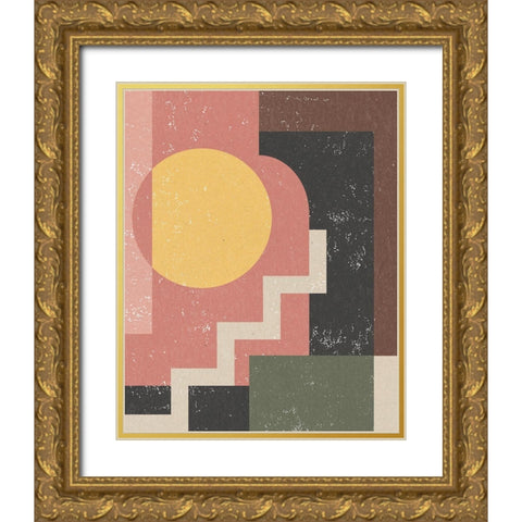 Good Life II Gold Ornate Wood Framed Art Print with Double Matting by Hershey, Moira