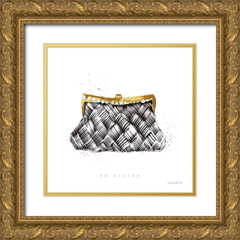 Glitz and Glam X Gold Ornate Wood Framed Art Print with Double Matting by Charro, Mercedes Lopez