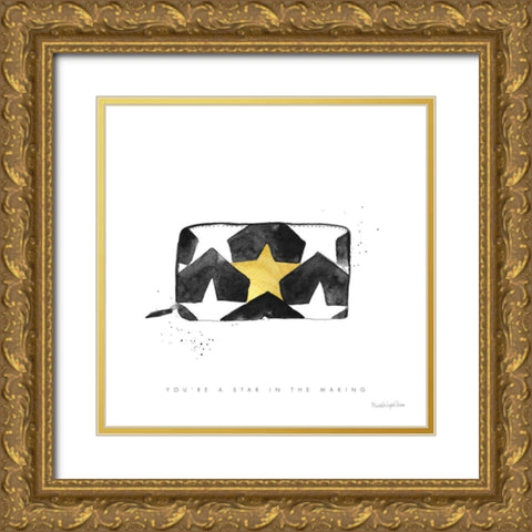 Glitz and Glam XI Gold Ornate Wood Framed Art Print with Double Matting by Charro, Mercedes Lopez