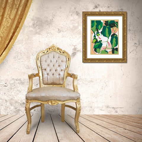 Green House II Gold Ornate Wood Framed Art Print with Double Matting by Gallagher, Megan