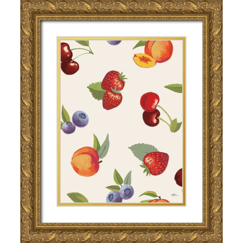 Sweet Life Step 05 Gold Ornate Wood Framed Art Print with Double Matting by Penner, Janelle