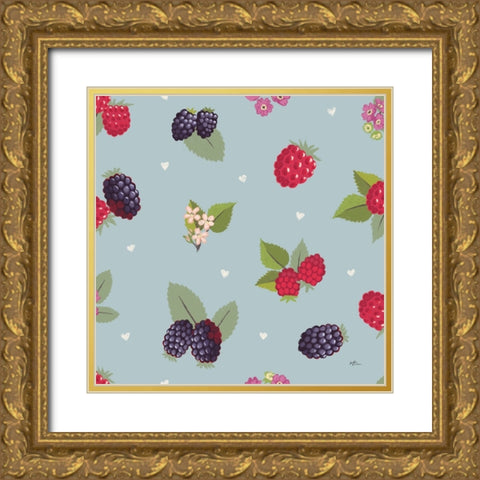 Sweet Life Step 09 Gold Ornate Wood Framed Art Print with Double Matting by Penner, Janelle