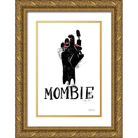 Sophisticated Spooky XI Gold Ornate Wood Framed Art Print with Double Matting by Thorns, Becky