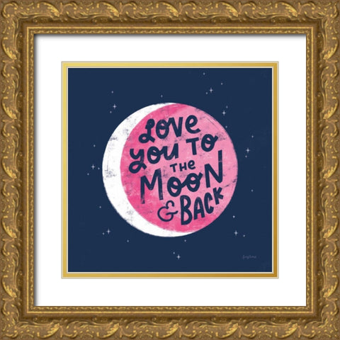Love Letters IV Gold Ornate Wood Framed Art Print with Double Matting by Thorns, Becky