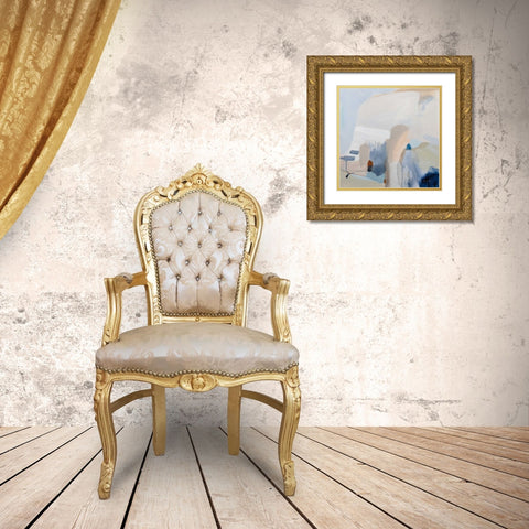 Transitions Gold Ornate Wood Framed Art Print with Double Matting by Munger, Pamela