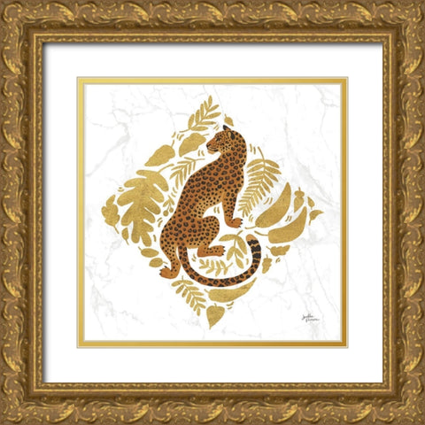 Big Cat Beauty VI Gold Gold Ornate Wood Framed Art Print with Double Matting by Penner, Janelle