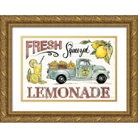 Lemonade Stand I Gold Ornate Wood Framed Art Print with Double Matting by Tavoletti, Anne