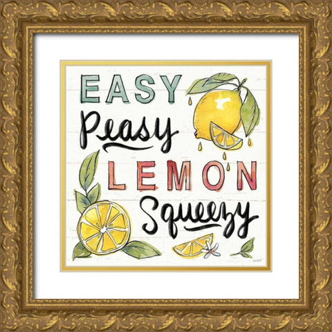 Lemonade Stand II Gold Ornate Wood Framed Art Print with Double Matting by Tavoletti, Anne