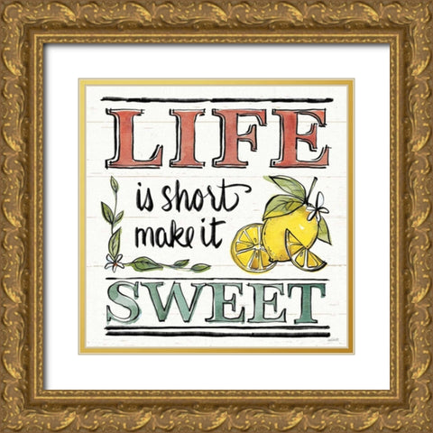 Lemonade Stand V Gold Ornate Wood Framed Art Print with Double Matting by Tavoletti, Anne
