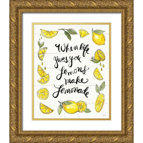 Lemonade Stand VIII Gold Ornate Wood Framed Art Print with Double Matting by Tavoletti, Anne