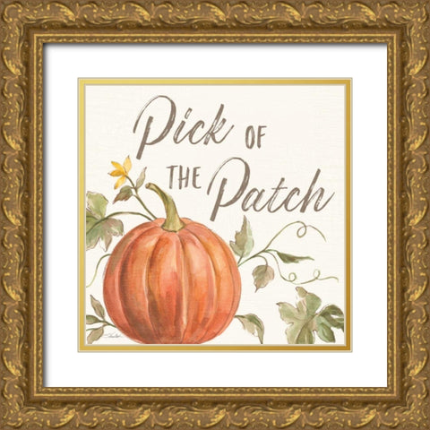 Happy Harvest VIII Gold Ornate Wood Framed Art Print with Double Matting by Vassileva, Silvia