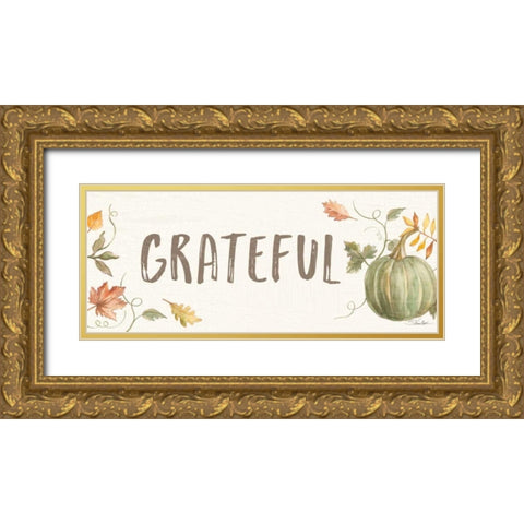 Happy Harvest IX Gold Ornate Wood Framed Art Print with Double Matting by Vassileva, Silvia
