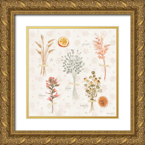 Cottage Charm VIII Gold Ornate Wood Framed Art Print with Double Matting by Grove, Beth