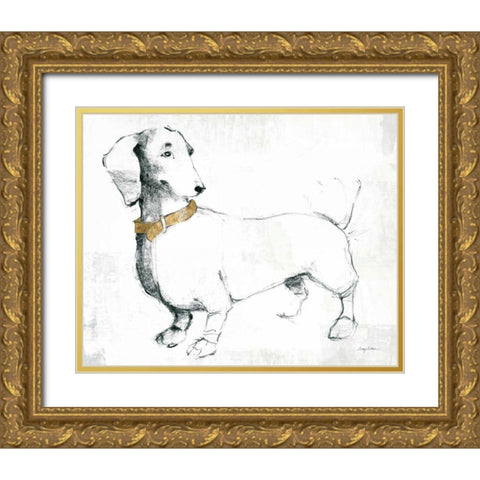Clio Gold Accent Eyes Gold Ornate Wood Framed Art Print with Double Matting by Tillmon, Avery