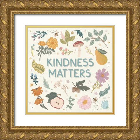 September Sweetness III Gold Ornate Wood Framed Art Print with Double Matting by Marshall, Laura