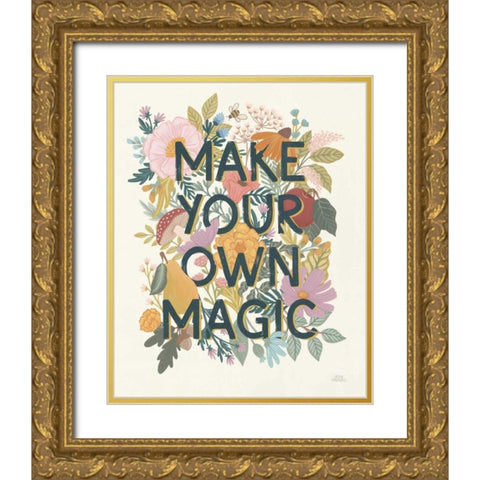 September Sweetness IV Gold Ornate Wood Framed Art Print with Double Matting by Marshall, Laura