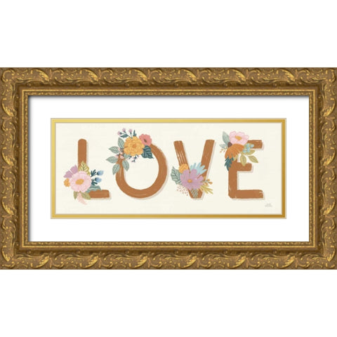 September Sweetness VIII Gold Ornate Wood Framed Art Print with Double Matting by Marshall, Laura