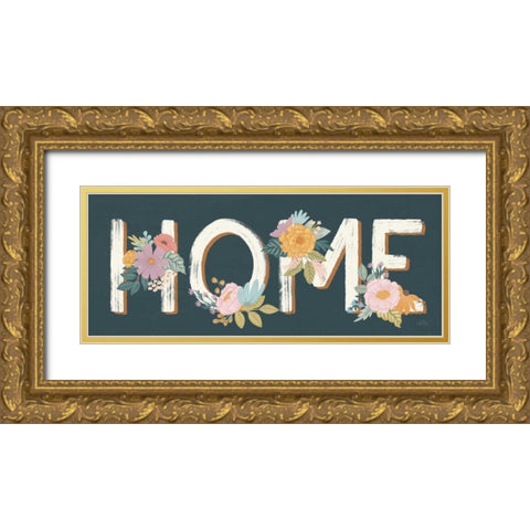 September Sweetness IX Gold Ornate Wood Framed Art Print with Double Matting by Marshall, Laura