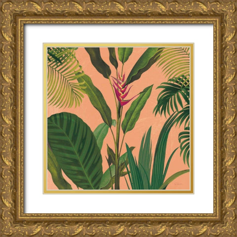 Dramatic Tropical II Boho Gold Ornate Wood Framed Art Print with Double Matting by Schlabach, Sue