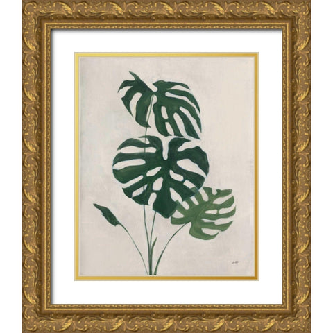 Palm Botanical I Gold Ornate Wood Framed Art Print with Double Matting by Purinton, Julia