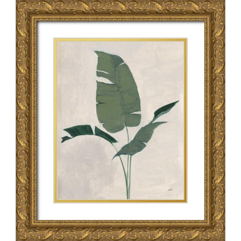 Palm Botanical II Gold Ornate Wood Framed Art Print with Double Matting by Purinton, Julia