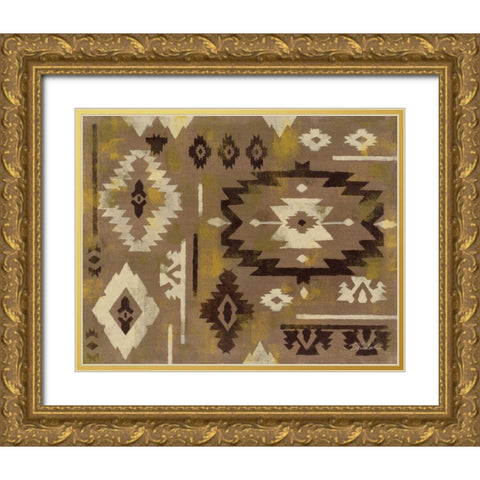 Of the West Gold Ornate Wood Framed Art Print with Double Matting by Vassileva, Silvia