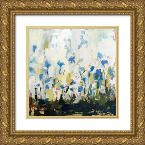 Spontaneous Summer IV Gold Ornate Wood Framed Art Print with Double Matting by Munger, Pamela