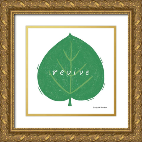 Nature Sanctuary I Gold Ornate Wood Framed Art Print with Double Matting by Snowdon, Alexandra