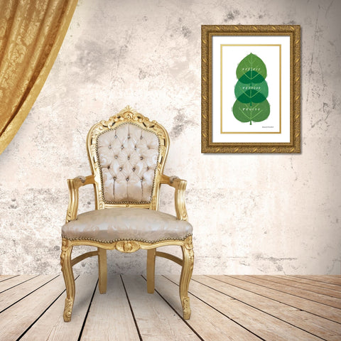 Nature Sanctuary V Gold Ornate Wood Framed Art Print with Double Matting by Snowdon, Alexandra