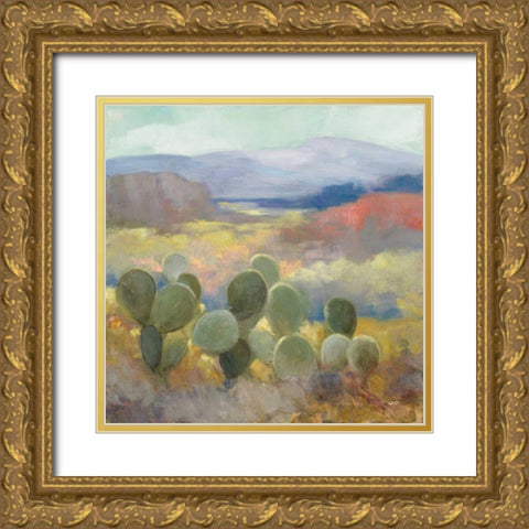 High Desert II Gold Ornate Wood Framed Art Print with Double Matting by Purinton, Julia