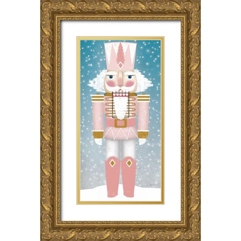 Nutcracker II Blush Gold Ornate Wood Framed Art Print with Double Matting by Fowler, Ryan