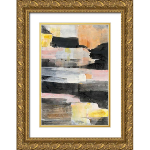 Break of Day Gold Ornate Wood Framed Art Print with Double Matting by Hristova, Albena