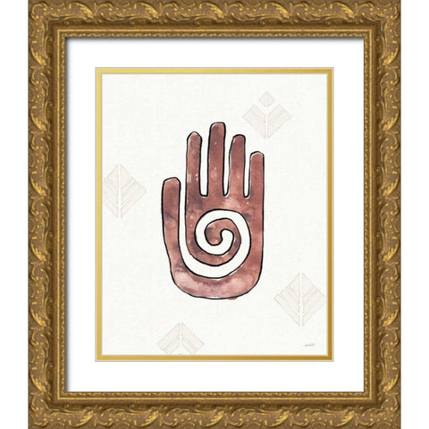 Southwest Flair VII Gold Ornate Wood Framed Art Print with Double Matting by Tavoletti, Anne