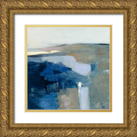 Above the Waves Gold Ornate Wood Framed Art Print with Double Matting by Purinton, Julia