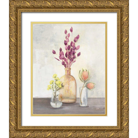 Autumn Greenhouse II Gold Ornate Wood Framed Art Print with Double Matting by Purinton, Julia