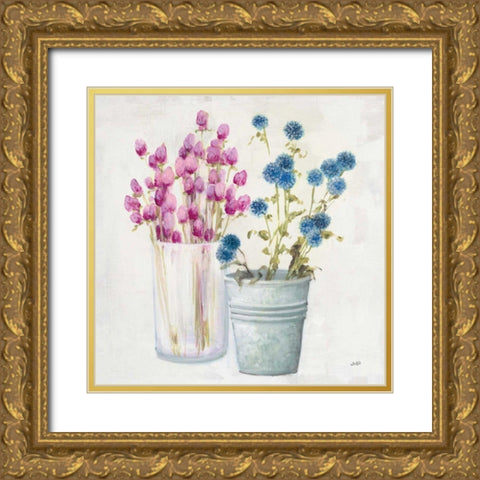 Autumn Greenhouse IV Gold Ornate Wood Framed Art Print with Double Matting by Purinton, Julia