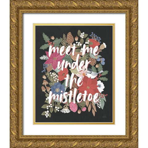 Winter Spirit VIII Gold Ornate Wood Framed Art Print with Double Matting by Marshall, Laura