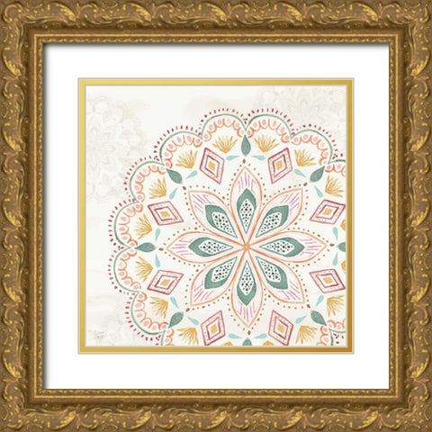 Harvest Touch X Gold Ornate Wood Framed Art Print with Double Matting by June, Dina